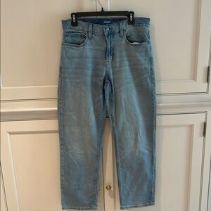 Old Navy Blue Straight Jeans Classic Fit
